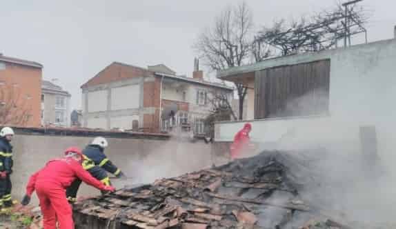 Tekirdağ’da Yangın