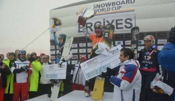 Türkiye’de İlk Defa Yapılan Yapılan Snowboard Dünya Kupasına Kayseri Şeker Sponsor Oldu