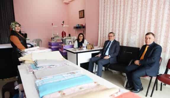 Vali Deniz, KOSGEB Desteği İle Kurulan İşletmeleri Ziyaret Etti