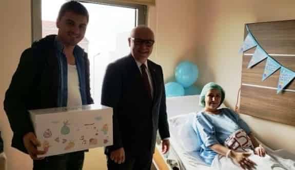 4000. Bebek Paketini Başkan Eşkinat Verdi