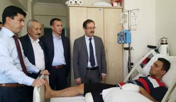 AK Parti Yozgat Milletvekili Abdulkadir Akgül, GATA’da Tedavi Gören Yozgatlı Gazi Astsubay’ı Ziyaret Etti