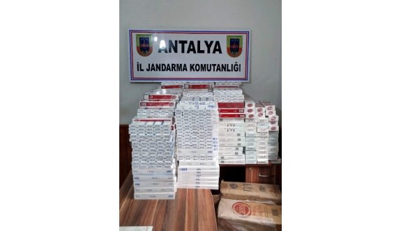 Alanya’da Kaçak Sigara Operasyonu
