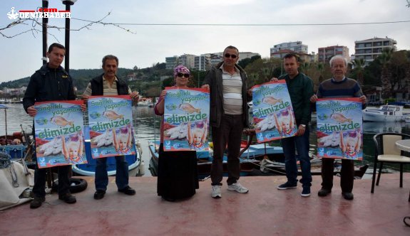 Aliağa Belediyesi balıkçıların kampanyasına destek verdi
