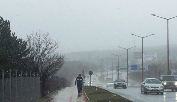 Başkent’te kar yağışı