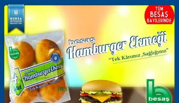 Besaş’ın Yeni Lezzeti Hamburger Ekmeği