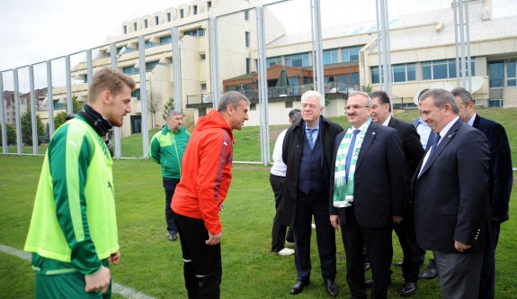 Bursaspor, Çaykur Rizespor hazırlıklarını sürdürdü