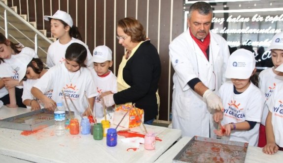 Büyükşehirden Çocuklara Ebru