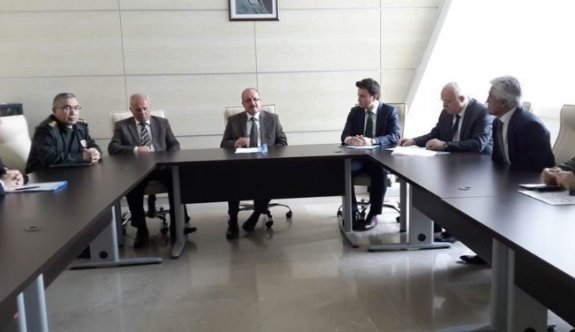 Çardak Havalimanı’nda Güvenlik Toplantısı Yapıldı