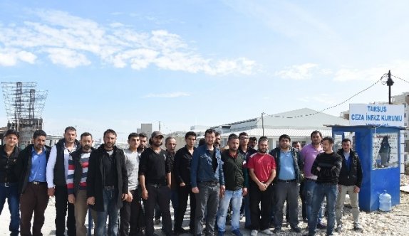 Cezaevi İnşaatında Çalışanların Alacak İsyanı