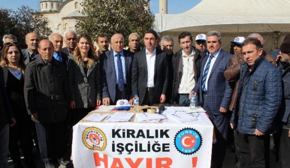 CHP’den ‘Kiralık İşçiliğe Hayır’ Kampanyasına Destek