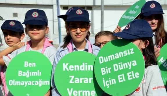 Çocuklar “Dumansız Bir Dünya İstiyoruz” Diye Haykırdı