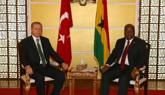 Cumhurbaşkanı Erdoğan, Gana Cumhurbaşkanı Mahama İle Görüştü