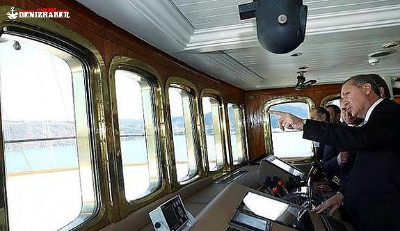 Cumhurbaşkanı Erdoğan Savarona Yatını İnceledi