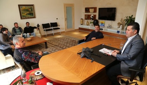 Denizciler Derneğinin Yeni Yönetimden Başkan Kocadon’a Ziyaret