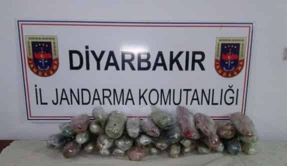 Diyarbakır’da 13 Kilo Esrar Ele Geçirildi