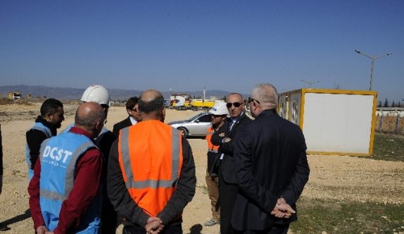 Dr. Ali Mumcu, Şehir Hastanesi İnşaatını İnceledi