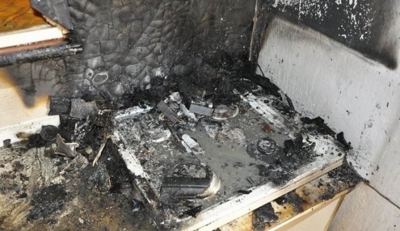 Gürün’de Mutfakta Çıkan Yangın Korkuttu