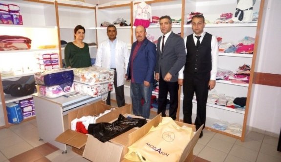 ’Hastane Sosyal Market’e Alaşehir TSO’dan Anlamlı Bağış