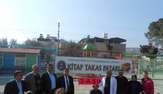 İlkokulda Kitap Takas Pazarı Kuruldu