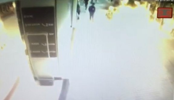 İstiklal Caddesi’ndeki Patlama Anı Kamerada