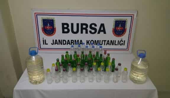Jandarmadan Kaçak İçki Operasyonu