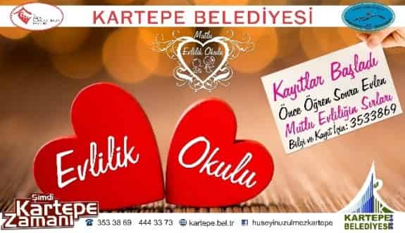 Kartepe’de Mutlu Evlilik Okulu Açılıyor
