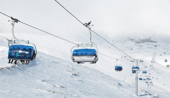 Kayak Merkezi Kayakçıları Bekliyor