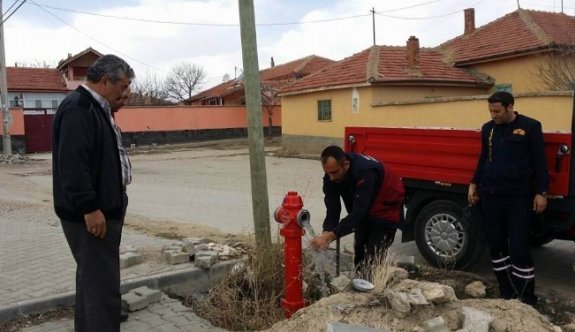 Kulu’da Mahallelere Su Dolum Vanaları Monte Ediliyor