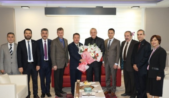 Muhasebecilerden Başkan Ergün’e Ziyaret