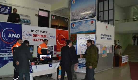 Muş’ta ‘Deprem Standı’ Kuruldu