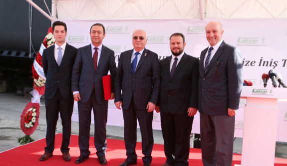 Norveç için üretilen canlı balık gemisi denize indirildi