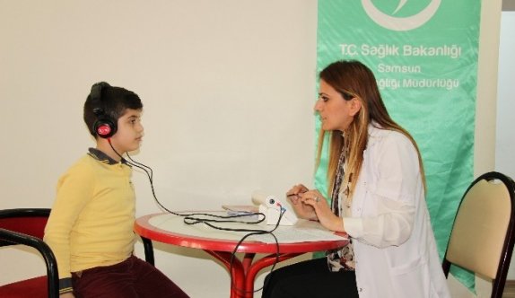 Öğrencilere İşitme Tarama Testi Uygulanmaya Başlandı