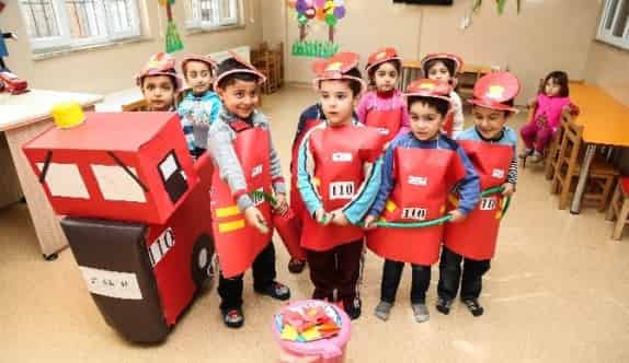 Şehitkamilli Minikler Sivil Savunma Haftasını Kutladı