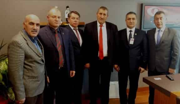 STK Temsilcilerinden AK Partili Aras’a Ziyaret