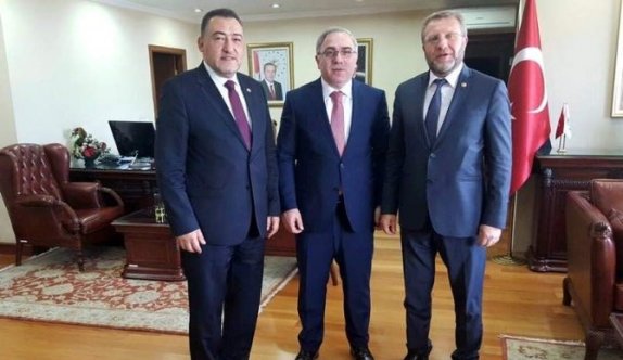 Şükrü Nazlı Ve Ahmet Tan TOKİ Başkanı Ergün’ü Ziyaret Etti