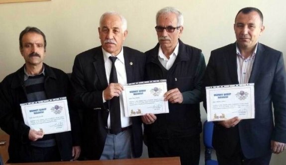 Teç-sen’den Emeklilere Hizmet Şeref Belgesi