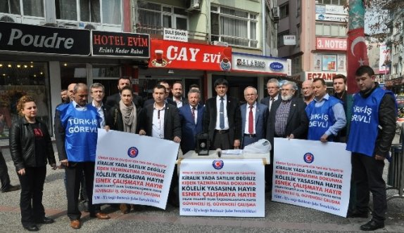 Türk-iş’den "Kiralık İşçi" Tepkisi