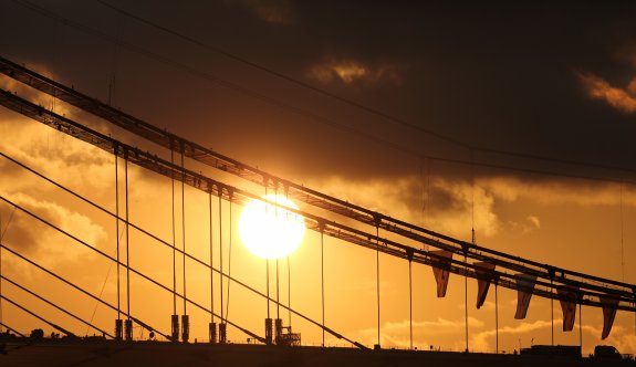 Üçüncü Köprü’de Güneş’in yolculuğu nefes kesti