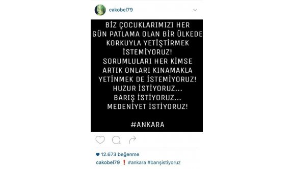 Ünlü İsimlerden Teröre Tepki