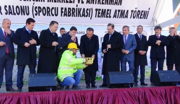 Yozgat Sporcu Fabrikası Ve İl Tipi Gençlik Merkezinin Temeli Atıldı