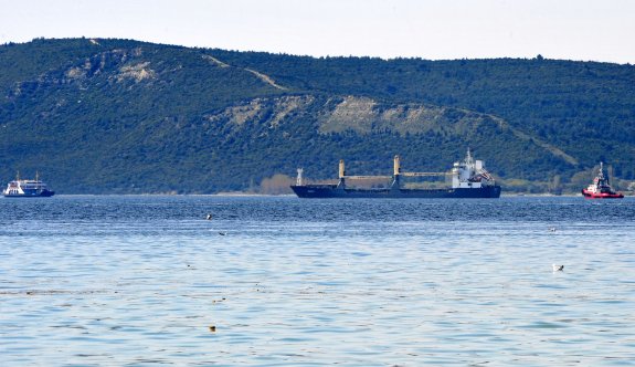 Çanakkale Boğazı'nda bir gemi arızalandı