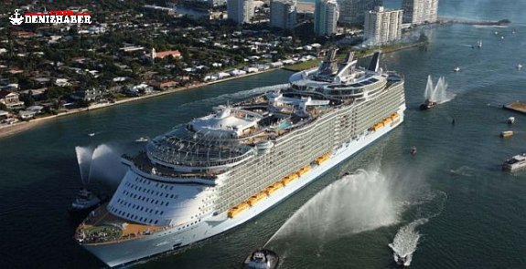 Dünyanın en büyük yolcu gemisi Harmony of the Seas Deneme Seferinde