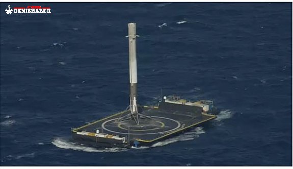 Falcon 9 roketi ilk kez okyanusa inmeyi başardı