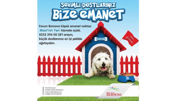 Forum Bornova Mavi’nin Yeri’nde Minik Dostlar Güvende