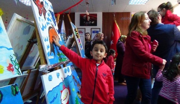 Anaokulunda “Su Altında Yaşam Sergisi”