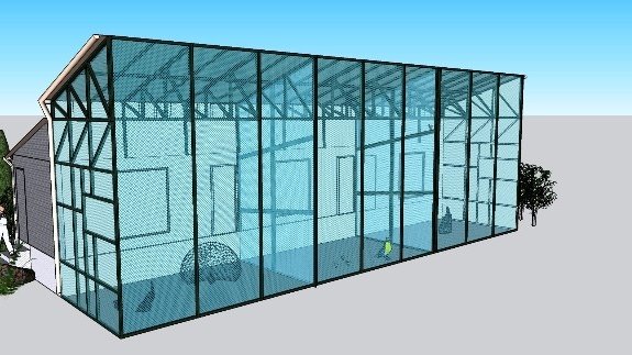 Cephanelik için dev Kuş Kafesi