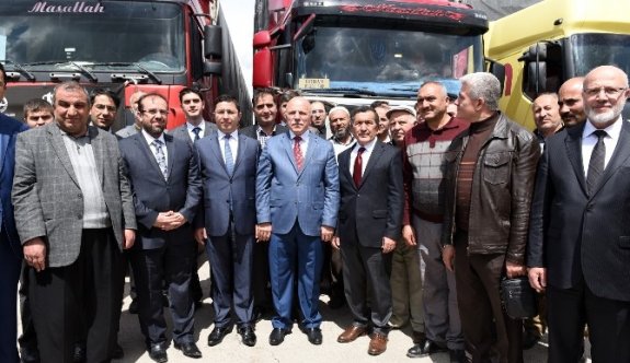 Erzurum’dan Türkmenlere Ve Mültecilere Yardım Tırı
