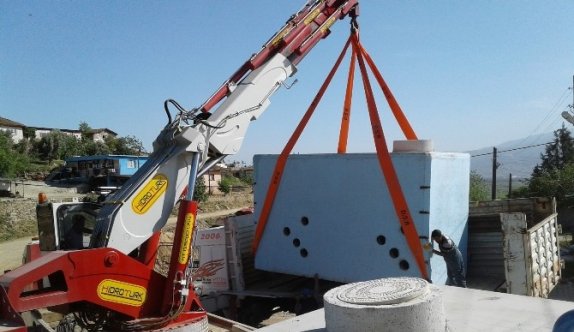 Manisa’nın İlk Prefabrik Su Deposu Alaşehir’e Yapıldı