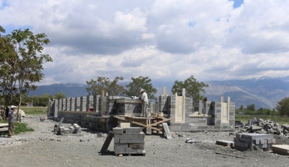 Piri Sami Hz. Türbe Camii Hızla Yükseliyor