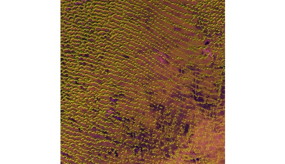 Rubülhali Çölü’nün büyüleyici uzay fotoğrafları...